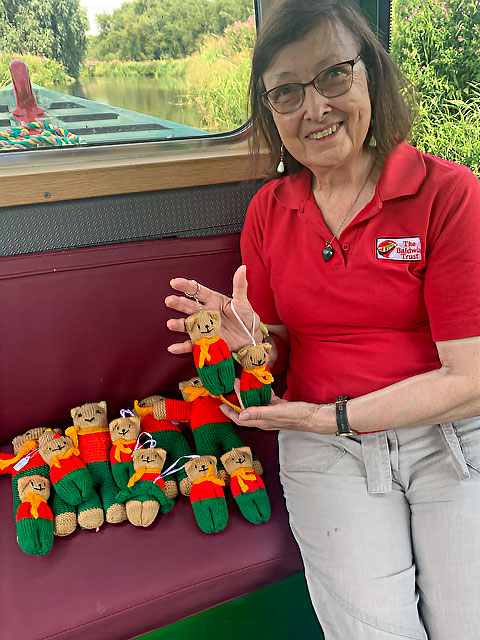 Baldwin Bear Knitters on a Boat Cruise