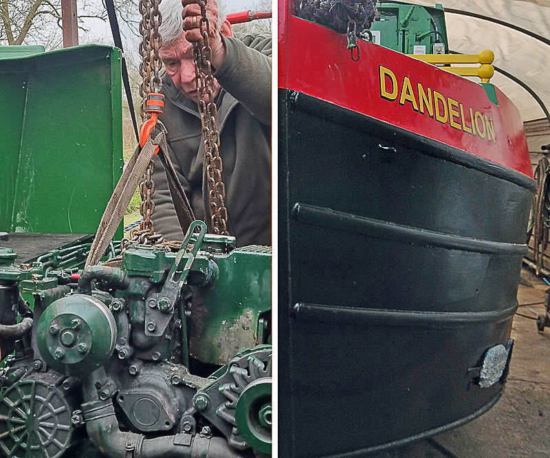 Our Boat Dandelion Seasonal Maintenance